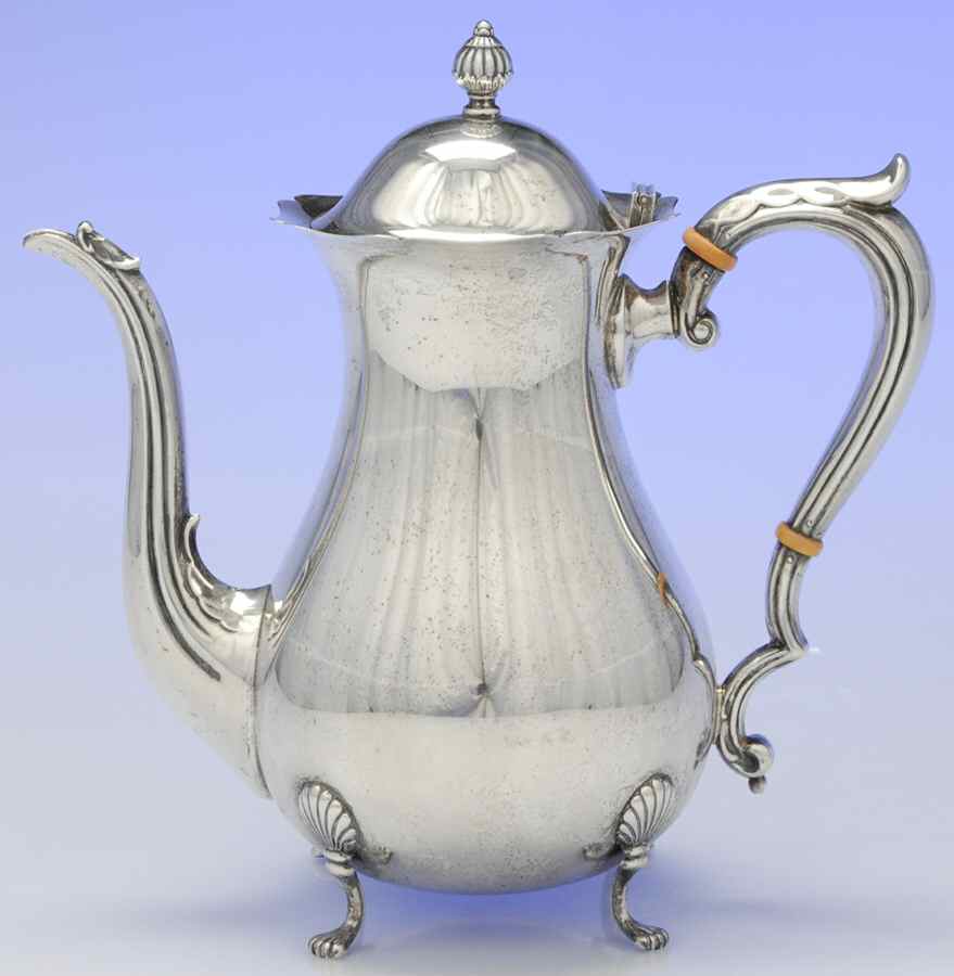 Jack Shepard II (Sterling, Hollowware) Coffee Pot by Fisher Silversmiths-1