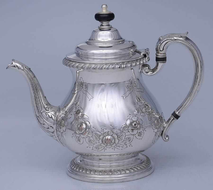 FDM3 (Silverplate, Hollowware) Teapot by Friedman-1