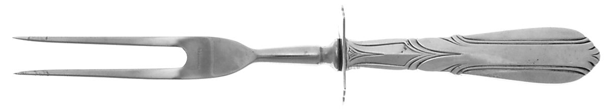 FWS13 (Sterling) Large Stainless-Prong Roast Carving Fork by Frank Whiting-1