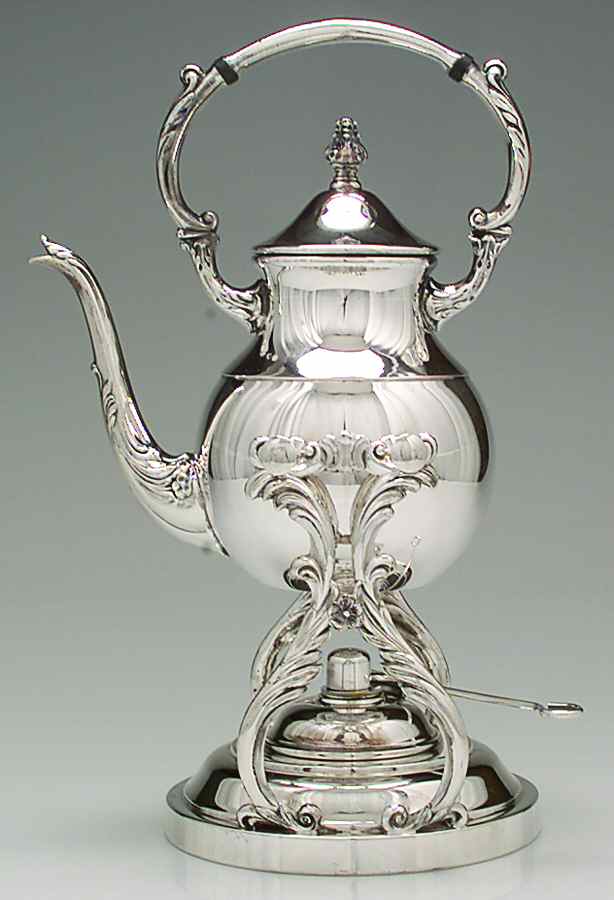 2391 (Silverplate, Hollowware) Kettle, Stand & Burner by F B Rogers-1