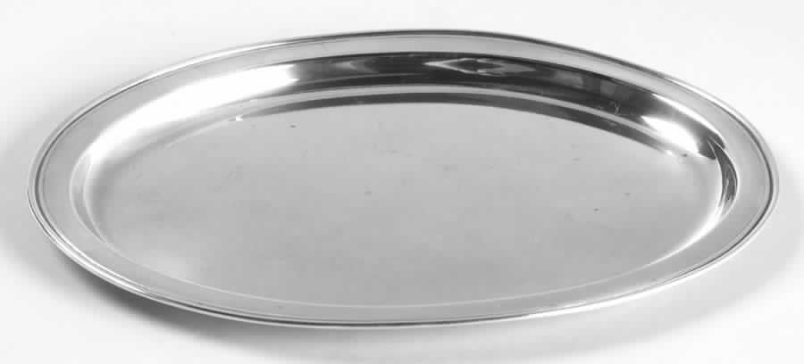 2202 (Sterling, Hollowware) Tray for Sterling Creamer & Sugar Set by Fisher Silversmiths-1