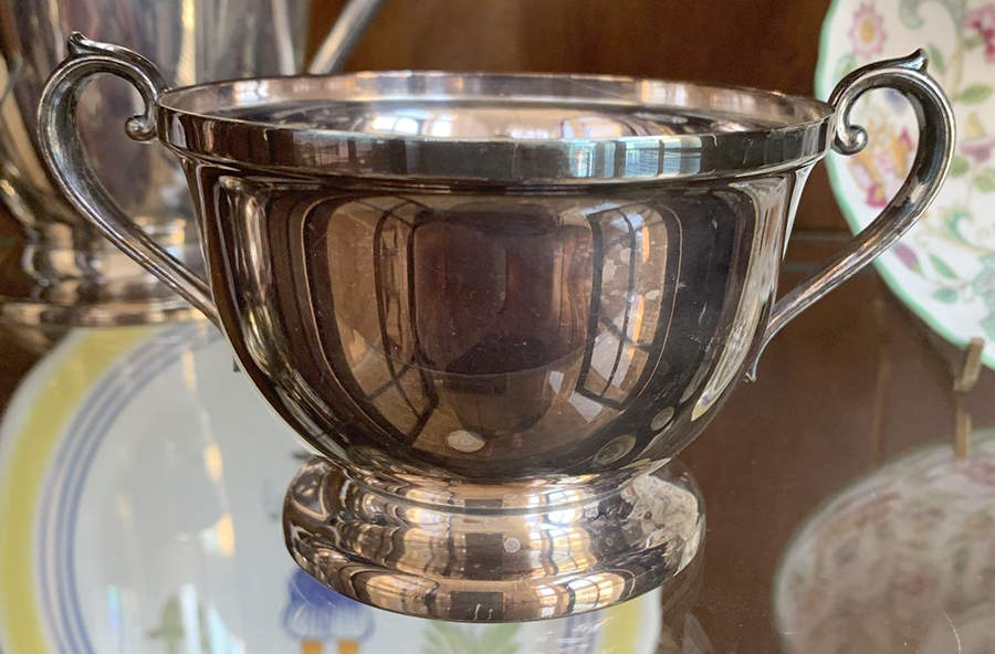Washington (Silverplate, Hollowware) Sugar Bowl No Lid by Forbes-1