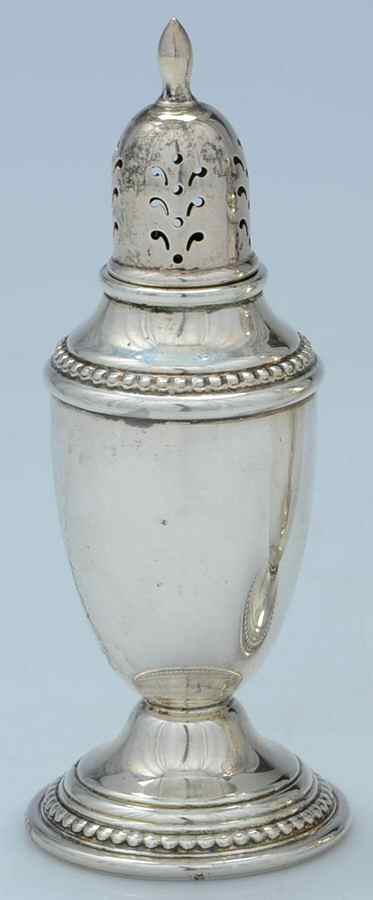 FTG1 (Sterling, Hollowware) Pepper Shaker by Farmington Sterling-1