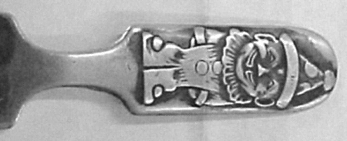 FAP7 (Silverplate) Baby Fork by Fairfield Plate-1