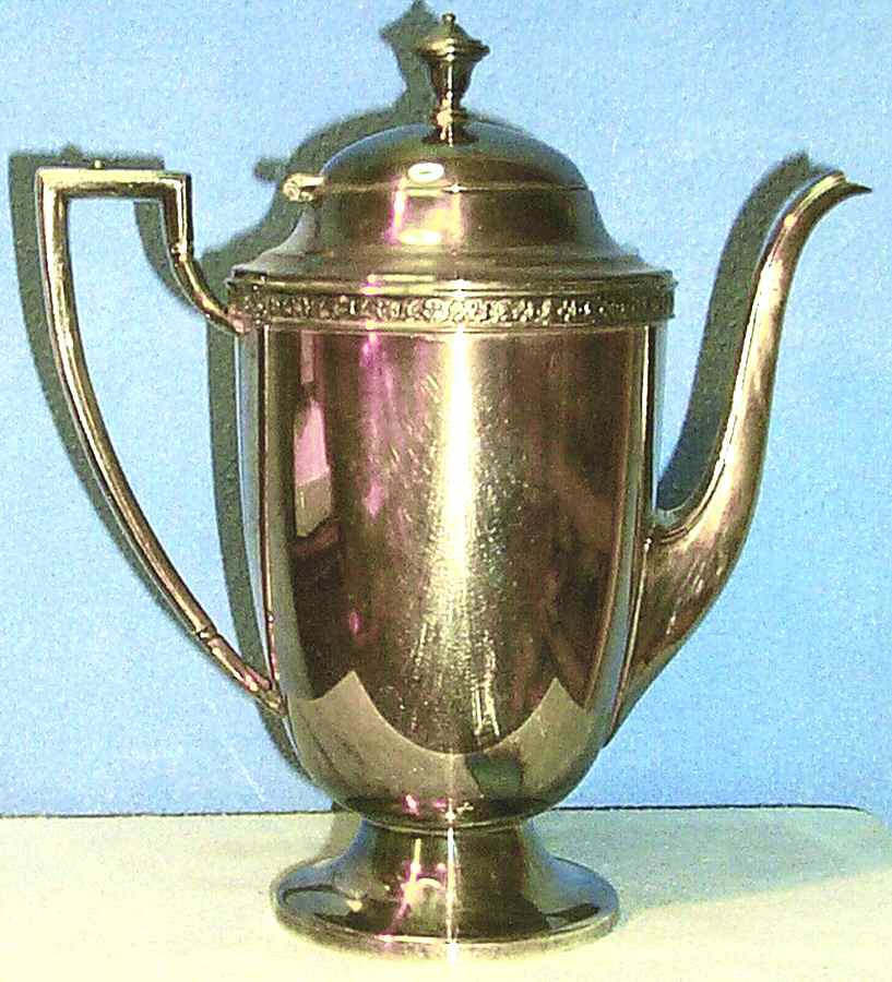 Carolina Rose (Silverplate, Hollowware) Teapot by Forbes-1