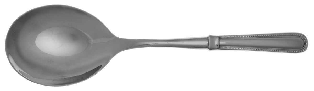 Caviar (Stainless) Casserole Spoon with Smooth Stainless Bowl HC by Fortessa-1