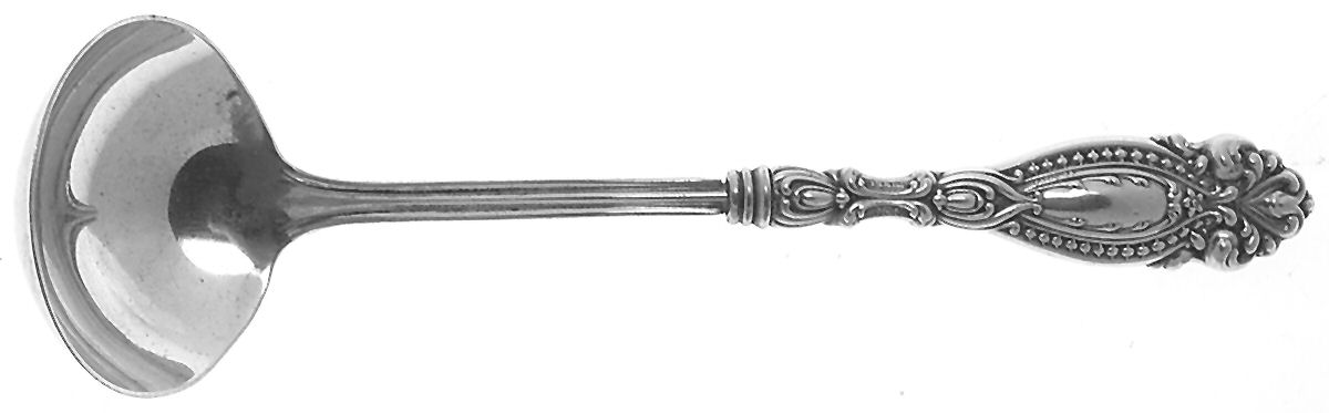 FWS17 (Sterling) Hollow Handle Gravy Ladle, Plate Bowl by Frank Whiting-1