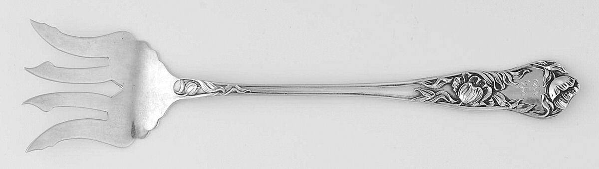 FSG3 (Sterling) Large Solid Tined Sardine Serving Fork by F S Gilbert-1