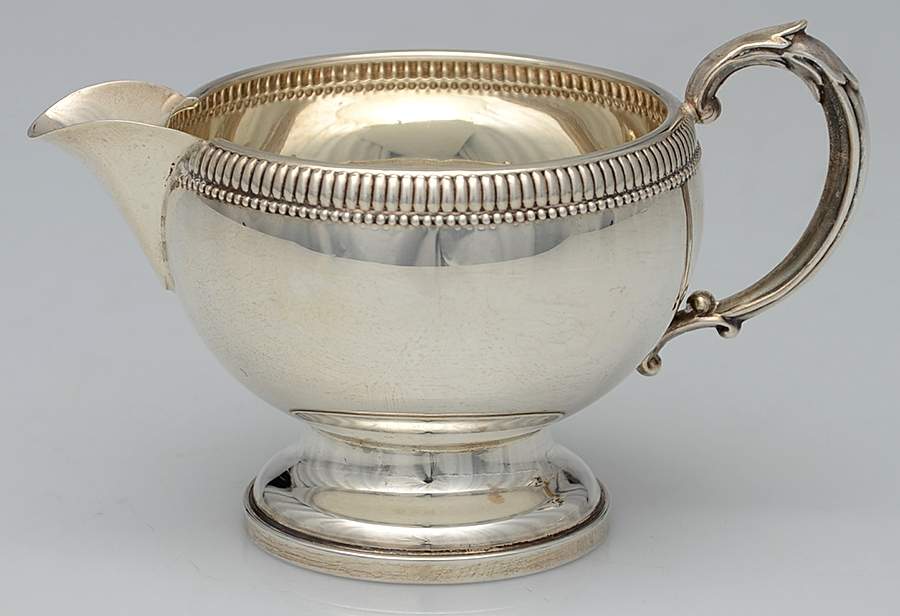 721 (Sterling, Hollowware) Weighted Creamer by Fisher Silversmiths-1