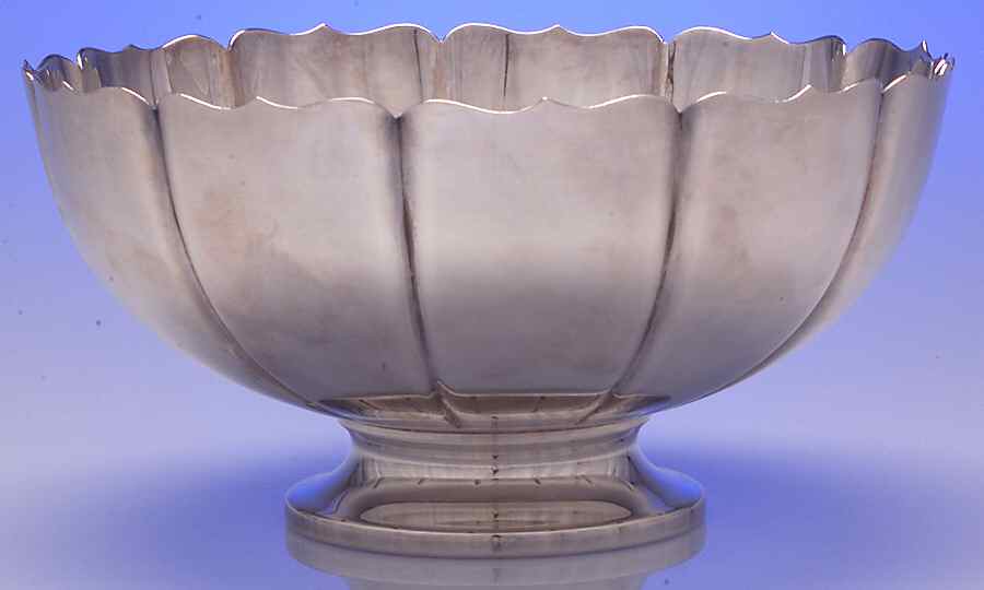 Dublin (Silverplate, Hollowware) Footed Plated Round Centerpiece by Fisher Silversmiths-1