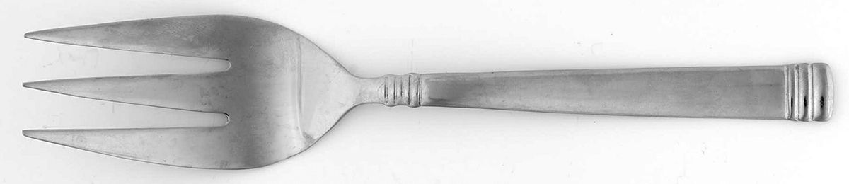 FRW40 (Stainless) Medium Solid Cold Meat Serving Fork by Farberware-1