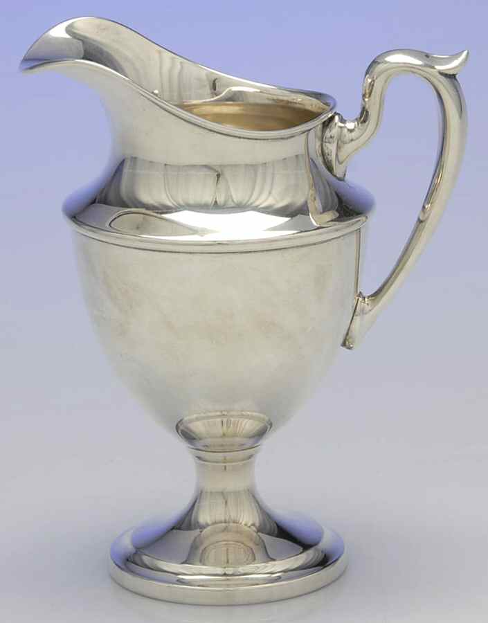 2321 (Sterling, Hollowware, Plain) Creamer by Fisher Silversmiths-1