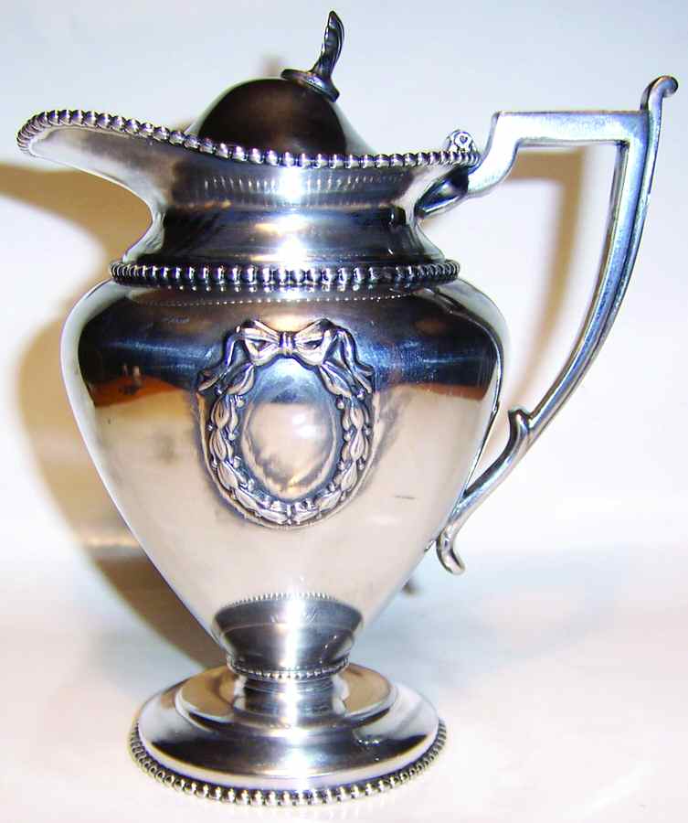 190 (Silverplate, Hollowware) Hot Milk Pitcher by Forbes-1