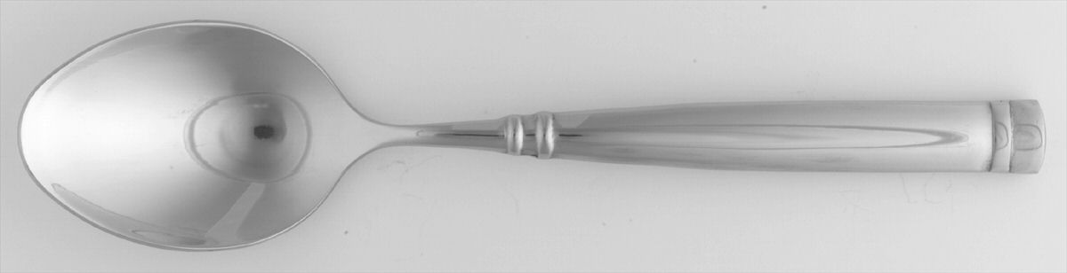 Stephanie (Stainless, Glossy) Place/Oval Soup Spoon by Farberware-1
