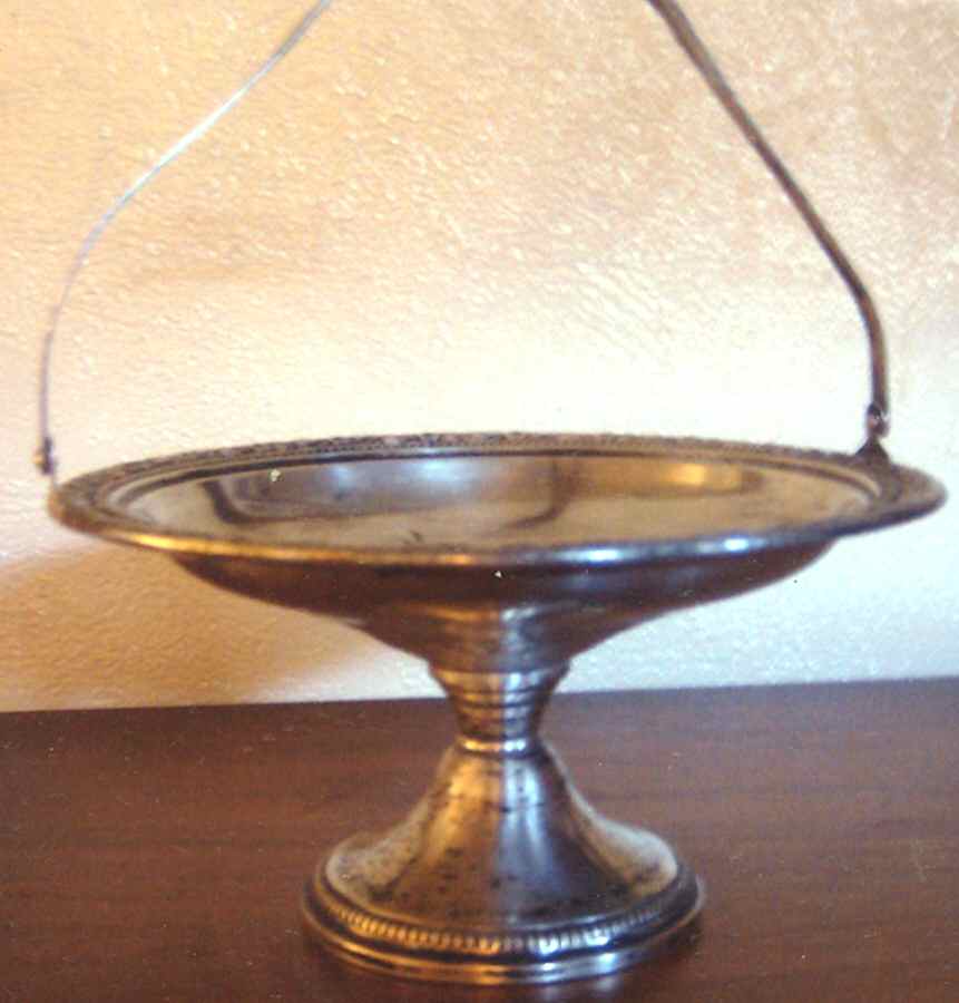 196 (Sterling, Hollowware) Round Compote (Height X Width) by Frank Whiting-1