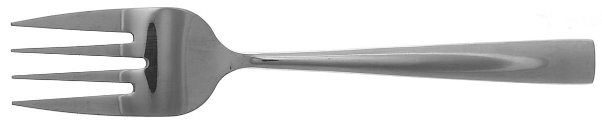 Sandra (Stainless) Medium Solid Cold Meat Serving Fork by Farberware-1