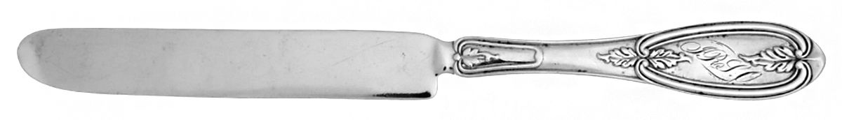 Olive (Coin) Tea Knife Solid Piece by Farrington & Hunnewell-1