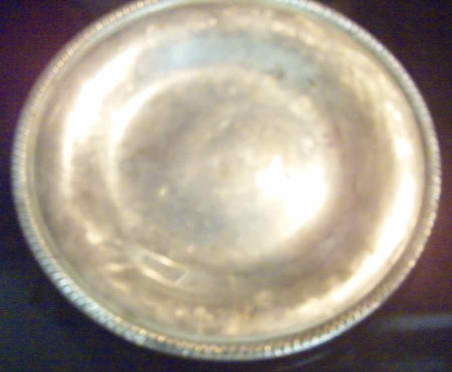 Kent (Sterling, Hollowware) 10" Sandwich Plate by Fisher Silversmiths-1
