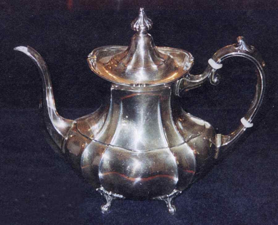 2392 (Sterling, Hollowware) Coffee Pot by Fisher Silversmiths-1