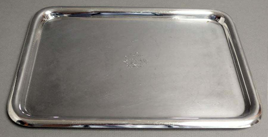 1740 (Silverplate, Hollowware) 11" Rectangular Tray by Friedman-1