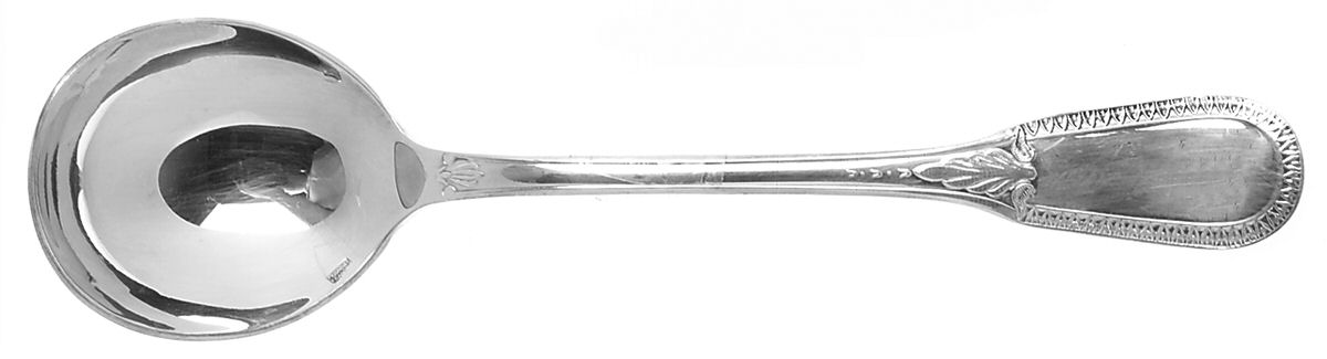 Empire (Silverplate) Round Bowl Soup Spoon (Cream Soup) by Frionnet Francois & Co-1