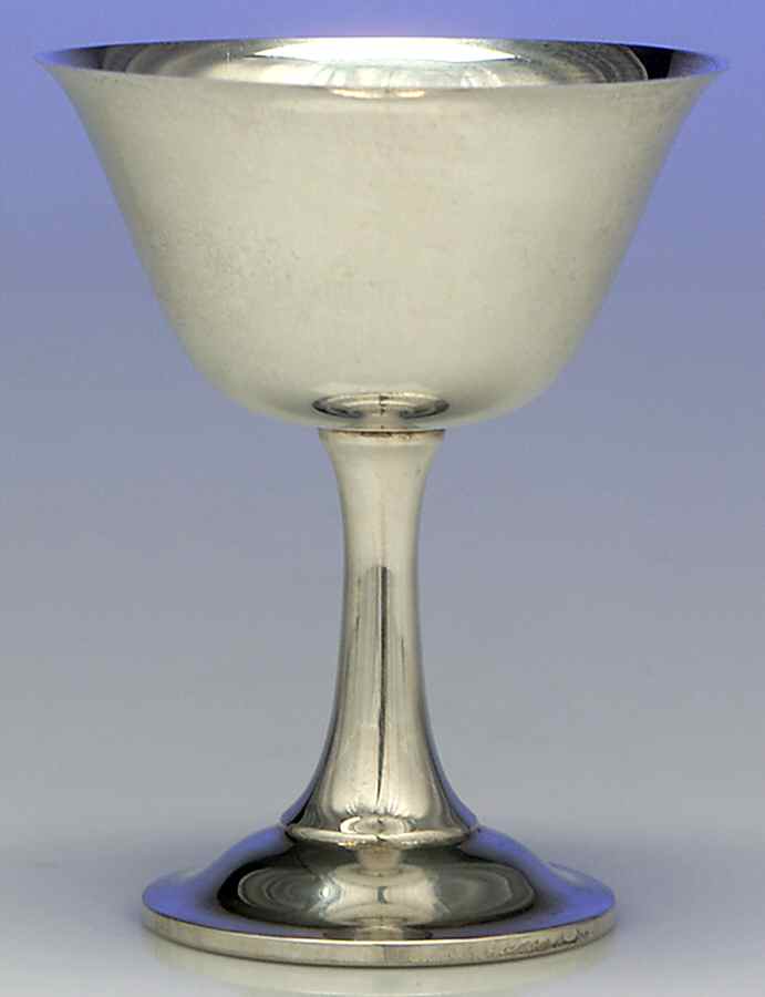 592 (Sterling, Hollowware) Champagne/Sherbet by Fisher Silversmiths-1
