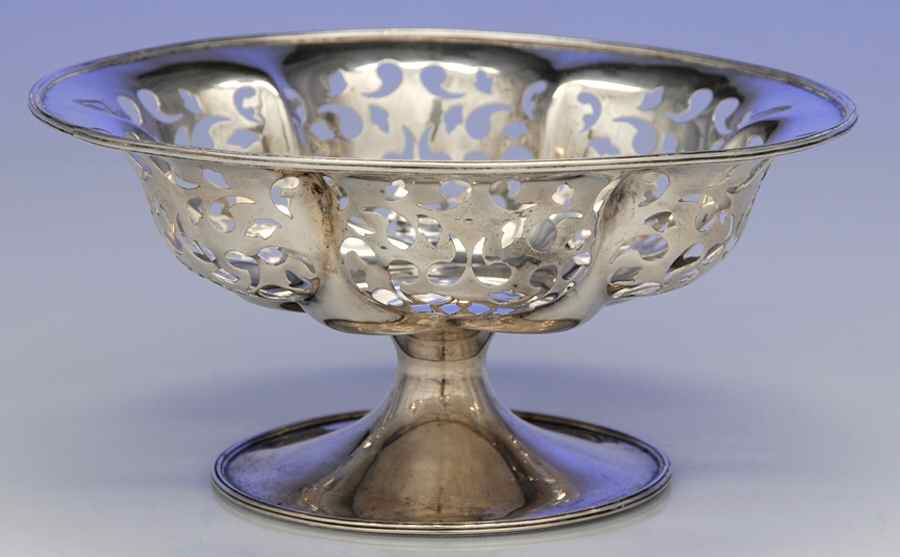 3547 (Sterling, Hollowware) Round Compote (Height X Width) by Frank Whiting-1