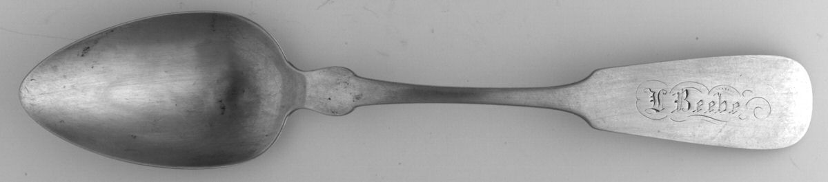 Coin Silver Flatware Tablespoon (Serving Spoon) by Farrington & Hunnewell-4