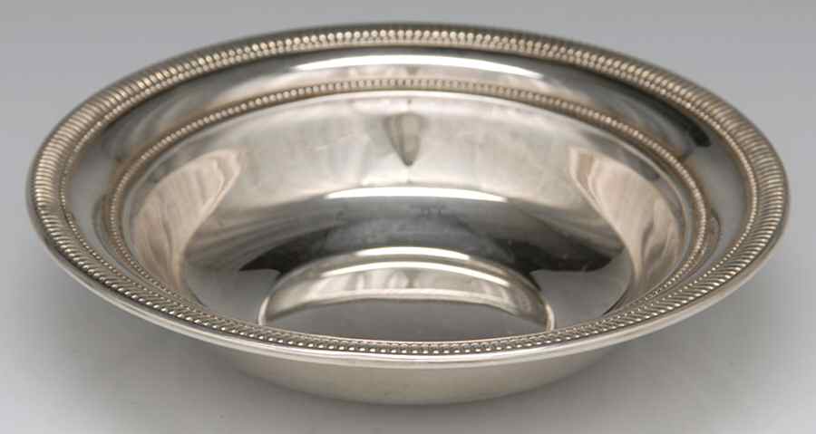 112 (Sterling, Hollowware) 6" Bon Bon Bowl by Fisher Silversmiths-1