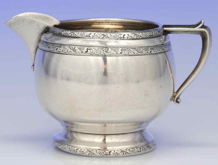 7217 (Sterling, Hollowware) Creamer by Fisher Silversmiths-1