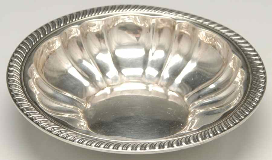 104 (Sterling, Hollowware) 6" Bon Bon Bowl by Fisher Silversmiths-1