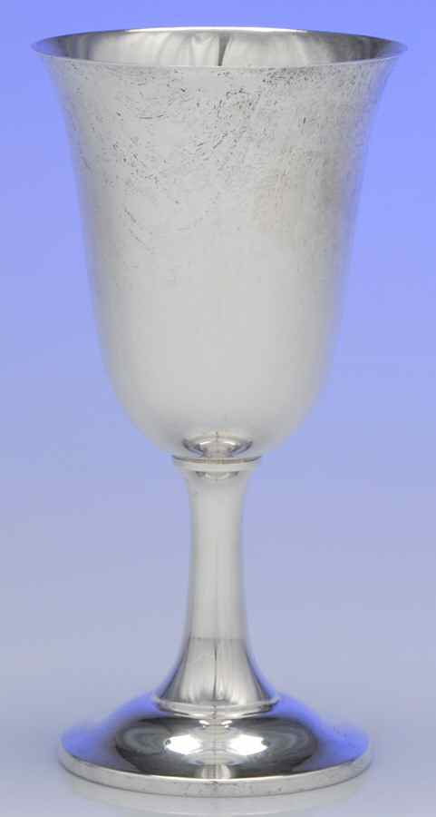 62 (Sterling, Hollowware) Water Goblet by Fisher Silversmiths-1