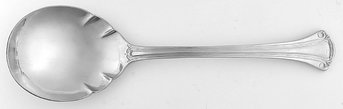 FTU22 (Stainless) Solid Serving Spoon by Fortunoff-1