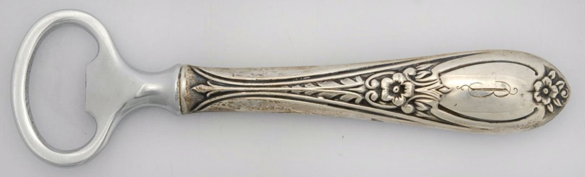 FWS33 (Sterling) Bottle Opener with Stainless Bowl by Frank Whiting-1