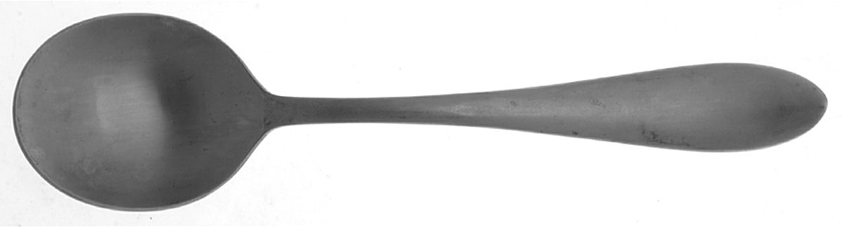 Basil (Stainless) Round Bowl Soup Spoon (Cream Soup) by Food Network-1