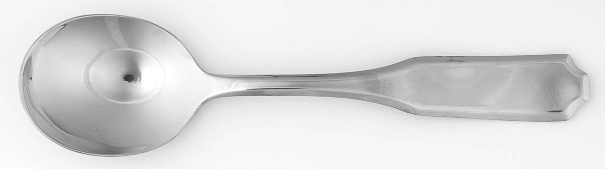 Lavender (Stainless) Round Bowl Soup Spoon (Cream Soup) by Food Network-1