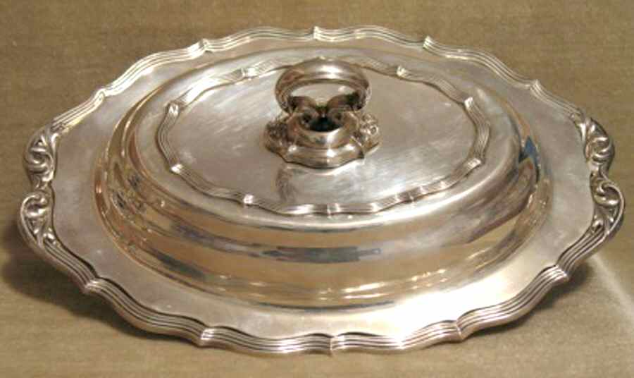 4515 (Sterling, Hollowware) Sterling Double Vegetable by Frank Whiting-1