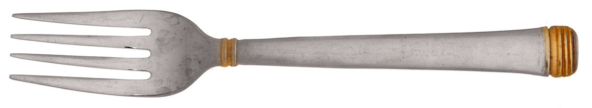 Encore (Stainless, Gold Accent) Individual Salad Fork by Fortunoff-1