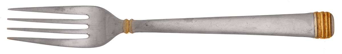 Encore (Stainless, Gold Accent) Fork by Fortunoff-1