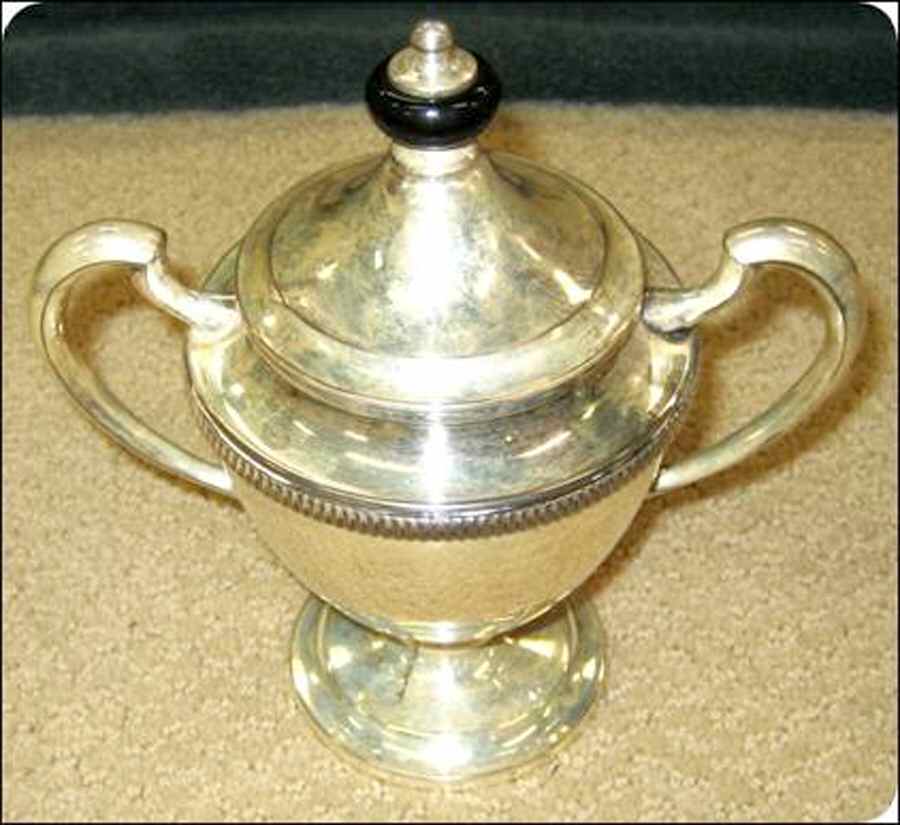 1760 (Silverplate, Hollowware) Sugar Bowl & Lid by Friedman-1