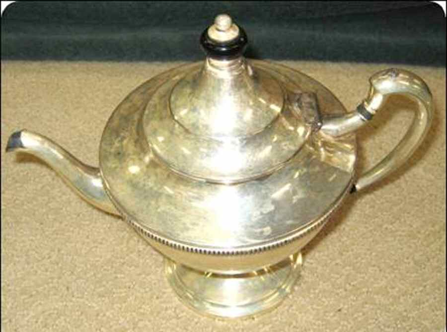 1760 (Silverplate, Hollowware) Teapot by Friedman-1