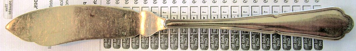 FRQ8 (Silverplate) Individual Solid Fish Knife by Frionnet Francois & Co-1