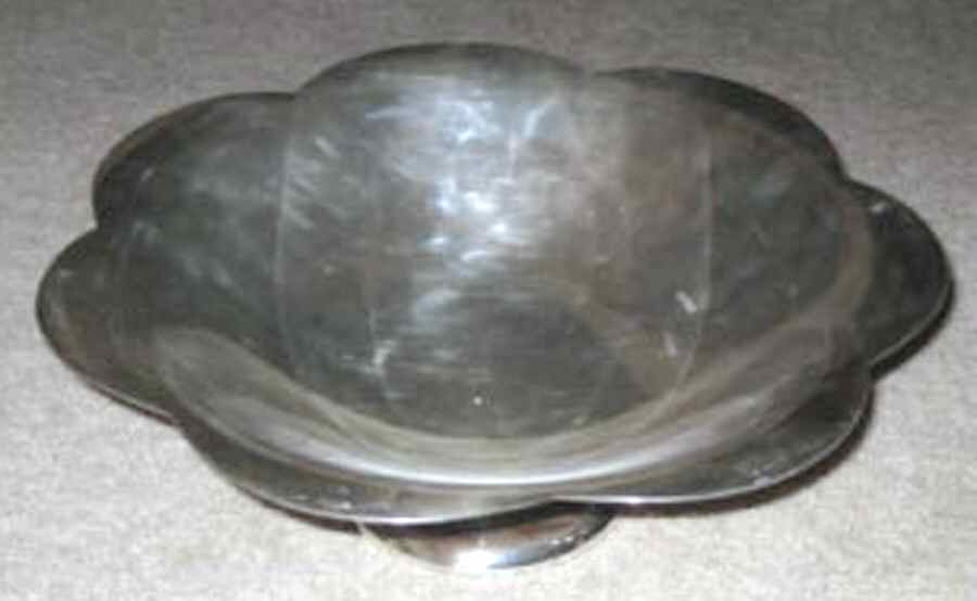K54 (Silverplate, Hollowware) Plated Footed Bon Bon Bowl by Fisher Silversmiths-1