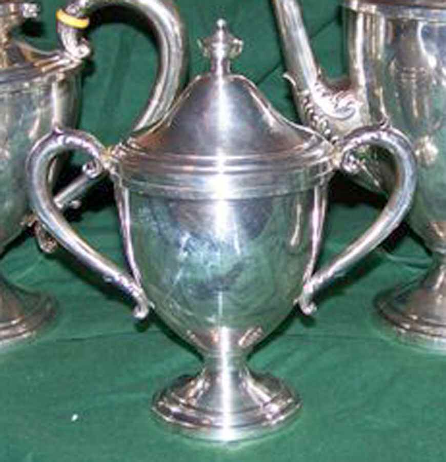 P706 (Sterling, Hollowware) Sugar Bowl & Lid by Frank Whiting-1