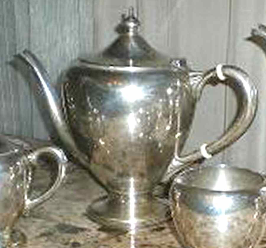 2315 (Sterling, Hollowware) Teapot by Fisher Silversmiths-1