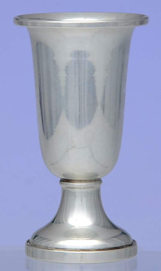 91 (Sterling, Hollowware) Weighted Cordial by Fisher Silversmiths-1