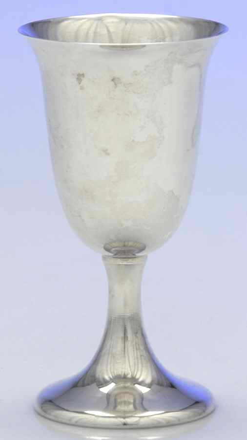 S69 (Sterling, Hollowware) Wine Goblet by Fisher Silversmiths-1
