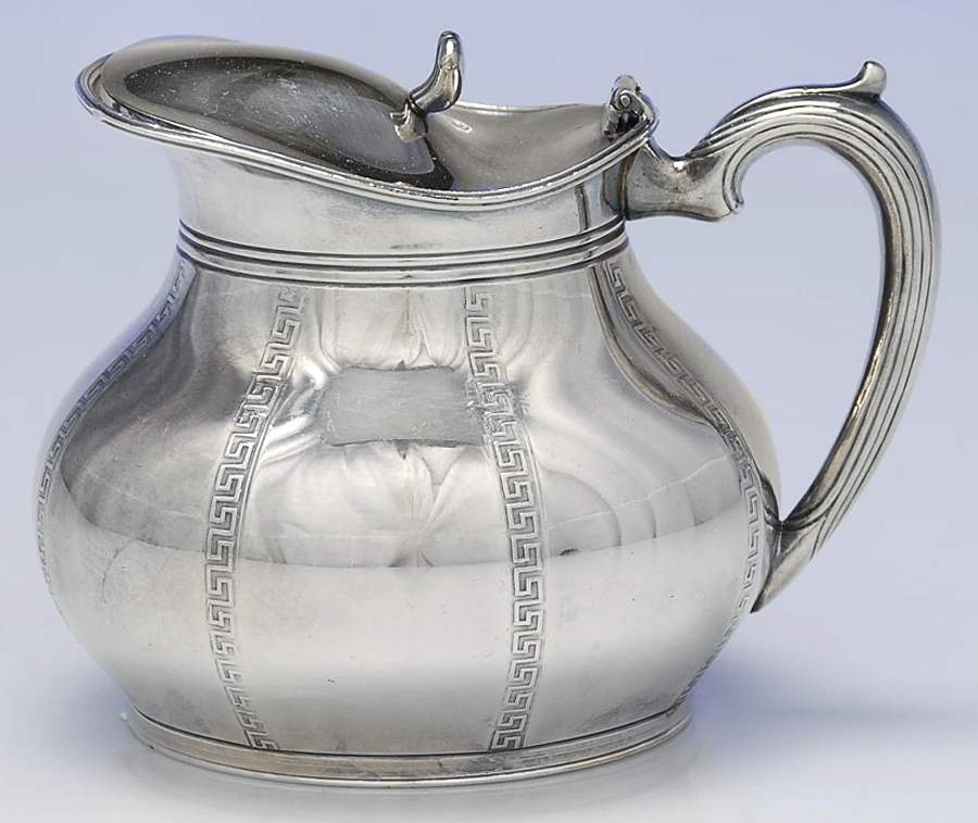 262 (Silverplate, Hollowware) Creamer & Hinged Lid by Forbes-1