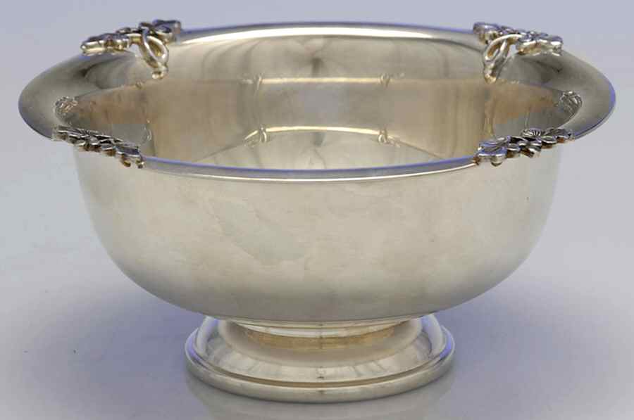 K267 (Silverplate, Hollowware) 5" Round All Purpose Dish by Fisher Silversmiths-1