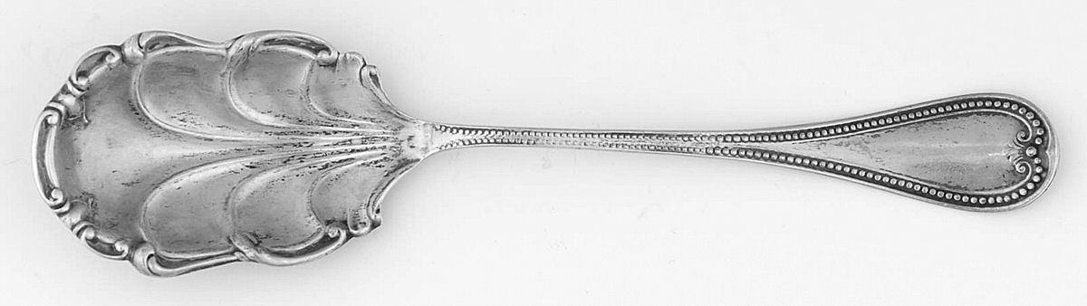 FSG5 (Sterling) Sugar Shell Spoon by F S Gilbert-1